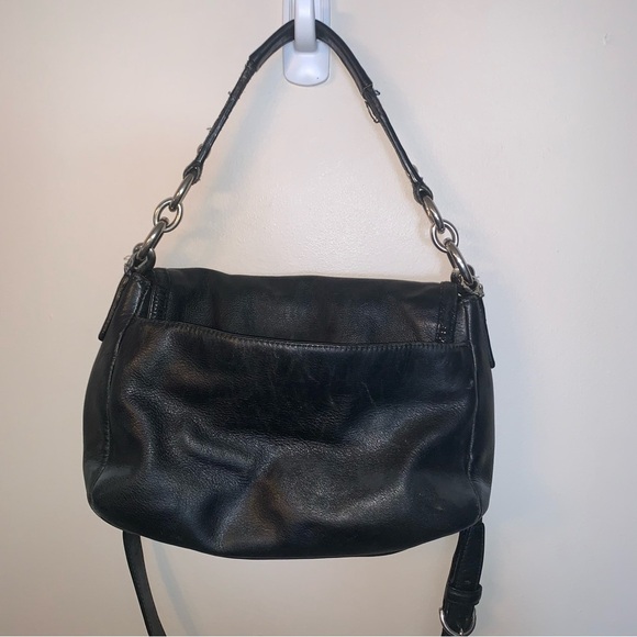 Coach Black Leather Crossbody Bag - Picture 14 of 15